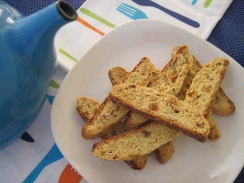 Ginger and rosemary biscotti