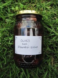 Bottled olives