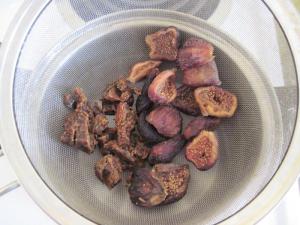 Place dried fruit in a steamer or sieve over boiling water
